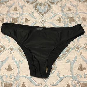 NEW Solid Black Bikini Bottom